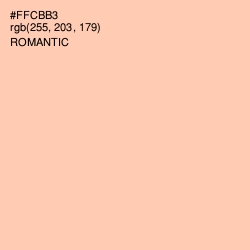 #FFCBB3 - Apricot Peach Color Image
